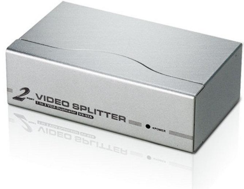 

Разветвитель Aten VS92A-AT-G VGA 2-портовый (350 МГц), VS92A-AT-G