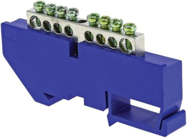 Изображение товара Шина EKF sn1-63-08 для подключения нулевых проводников и заземления