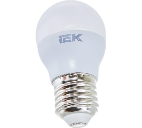 

Лампа светодиодная IEK LLE-G45-5-230-30-E27 ECO G45 5Вт шар 3000К тепл. бел. E27 450лм 230-240В, LLE-G45-5-230-30-E27