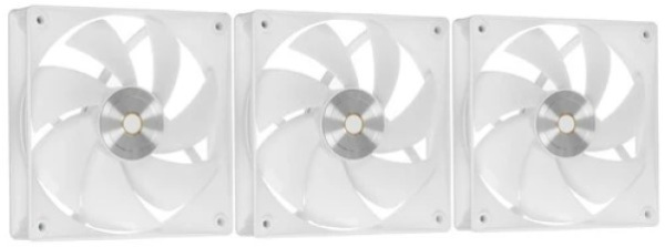 Изображение товара Вентилятор Ocypus Delta F12 WH 3 IN 1 для корпуса 120x120 мм с PWM регулировкой