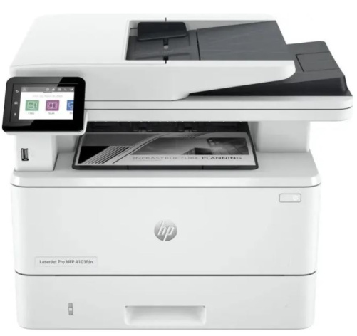 фото МФУ лазерное черно-белое HP LaserJet Pro MFP M4103dw (УЦЕНЕННЫЙ) в Санкт-Петербургe