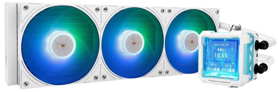 

Система охлаждения жидкостная Thermalright Frozen Warframe PRO 360 White ARGB LGA115x/1200/1700/1851/2011/2066/AM4/AM5 (3*120mm, 2000rpm, 70.84CFM, 29, Frozen Warframe PRO 360 White ARGB