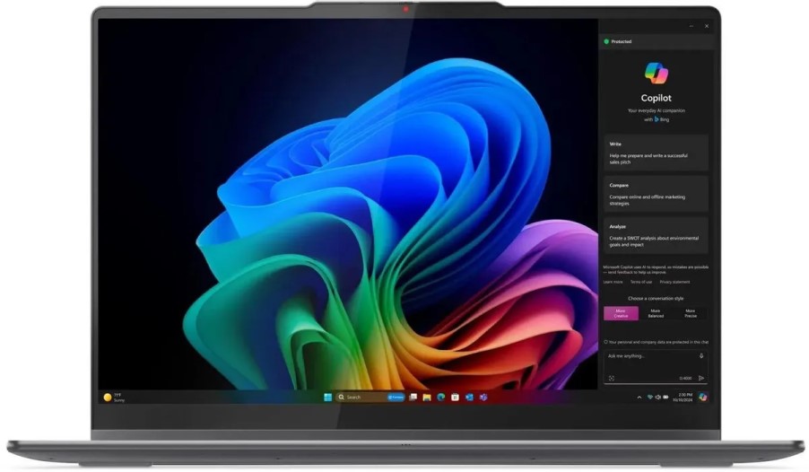 

Ноутбук Lenovo Yoga 7 16ILL10 83JT0028RK Ultra 7 256V/16GB/1TB SSD/Arc Graphics 140V/16" OLED TOUCH 2.8K/WiFi/BT/Cam/noOS/grey, Yoga 7 16ILL10