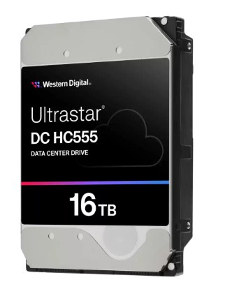 Изображение товара Жесткий диск 16TB SAS Western Digital Ultrastar HC555 для серверов и дата-центров