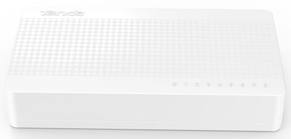 

Коммутатор Tenda S108 8хRJ45, 10/100 Мбит/сек, пластик, белый, S108