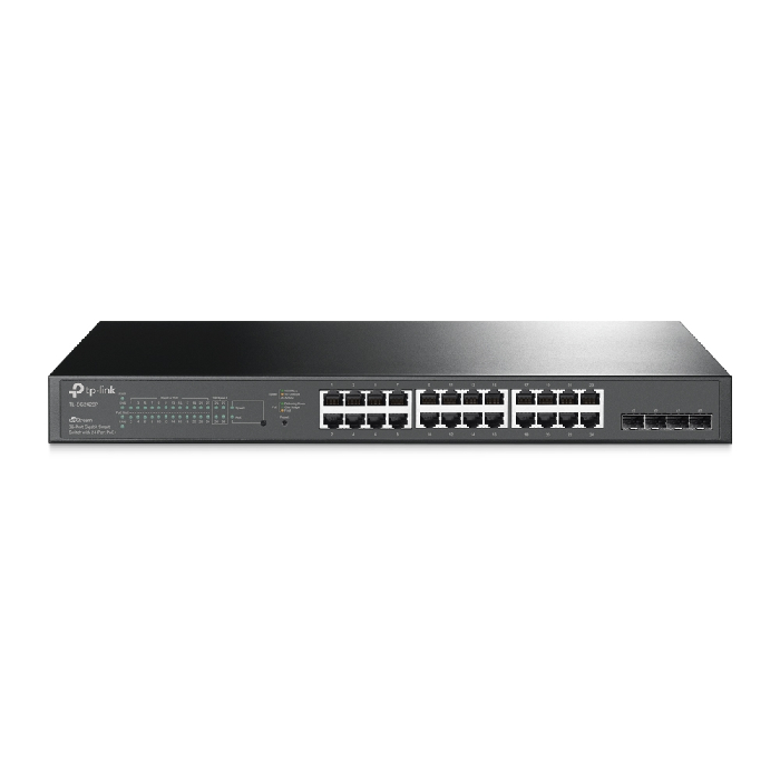 

Коммутатор TP-LINK TL-SG2428P 24x10/100/1000 Мбит/с PoE+ (PoE бюджет 250Вт), 4xSFP 1000 Мбит, TL-SG2428P