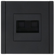 фото Розетка компьютерная IEK FP-K20-1-K02