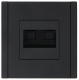 фото Розетка компьютерная двойная IEK FP-K20-1-K02 в Уфе
