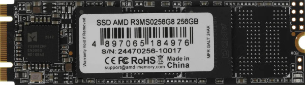 Изображение товара SSD AMD R3MS0256G8 256 ГБ M.2 SATA III для ноутбука и ПК