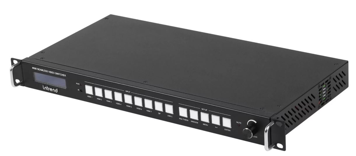 

Коммутатор презентационный INTREND ITSFM-9x1HDC 9x1, 7-HDMI, 1-DP, 1-Type C, бесподрывный, с поддержкой многооконного режима, выход HDBT, ITSFM-9x1HDC