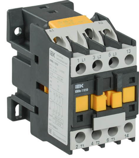 Изображение товара Контактор IEK KKME11-018-230-10 для электродвигателей и автоматизации