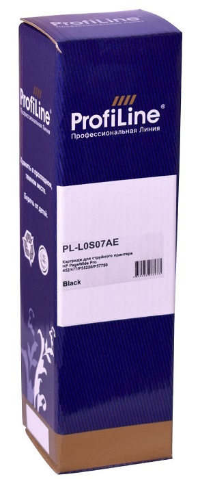 

Картридж ProfiLine PL_L0S07AE_BK струйный (№973XL) для принтеров HP PageWide Pro 452/477/P55250/P57750 с чернилами на пигментной основе Black 182,5 мл, PL_L0S07AE_BK