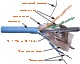 фото Кабель витая пара F/UTP 6а кат. 4 пары Lanmaster LAN-6AFTP-BL