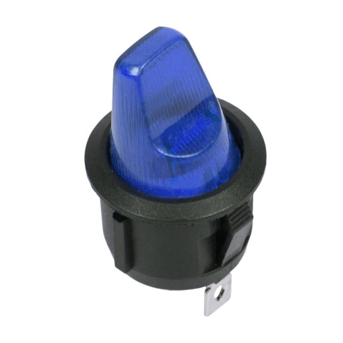 

Выключатель Rexant 36-2591 клавишный круглый 12V 16А (3с) ON-OFF синий с подсветкой (RWB-224, SС-214), 36-2591