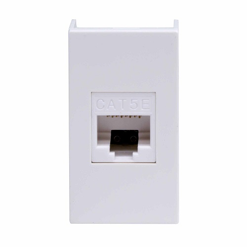 

Розетка DKC 45038 компьютерная RJ45/8P8C кат.5е, 1 модуль, белая (разъем про-ва Hyperline), "Viva", 45038