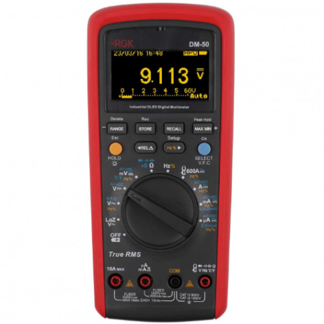 Изображение товара Мультиметр RGK DM-50 - профессиональный измерительный инструмент