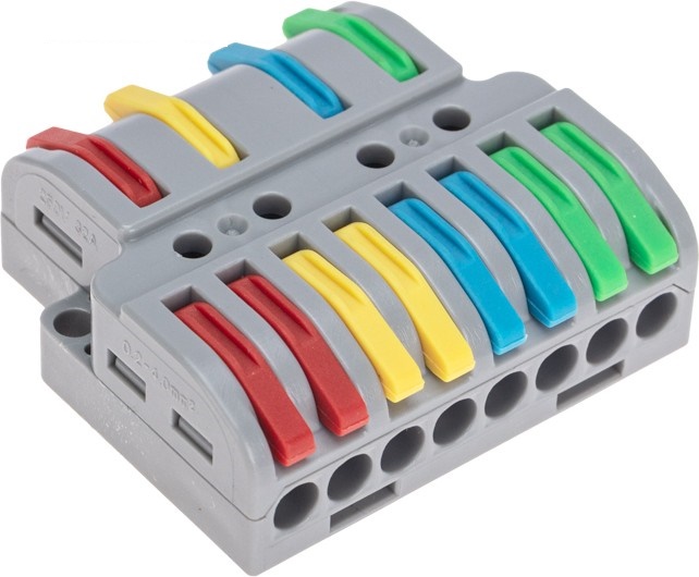

Клемма Rexant 07-5247 СМК 4х2 проходная разветвительная 4 полюса, с монтажной площадкой, 07-5247