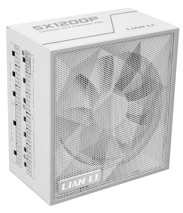 

Блок питания ATX Lian Li SX1200P 1200W, 80 PLUS Platinum, 12VHPWR, full modular, SX1200P