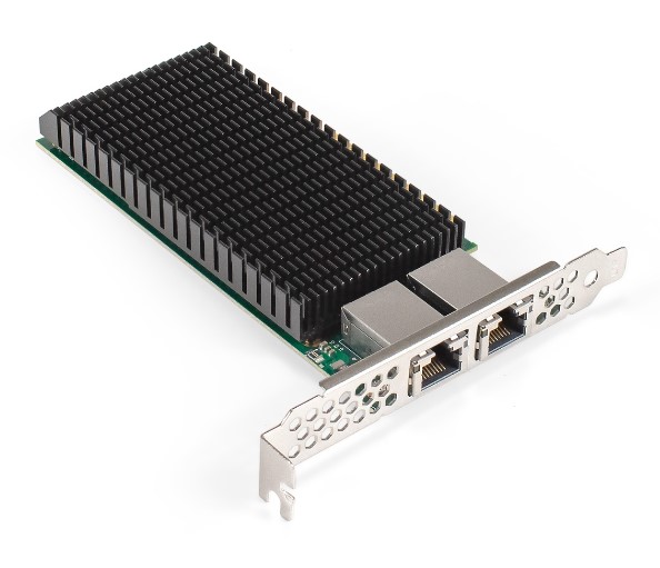 

Сетевой адаптер Exegate EXE-X540-T2 EX296226RUS (PCI-E x8 v2.1, порты 2xRJ45 (медные), 10Gb/s (10/5/2.5/1Gb/s, 100Mb/s), Server NIC Intel Chipset X540, EXE-X540-T2