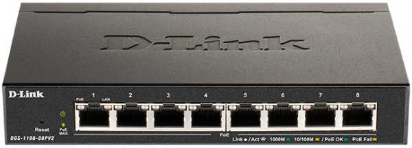 фото Коммутатор настраиваемый D-link DGS-1100-08PV2/A3A в Уфе