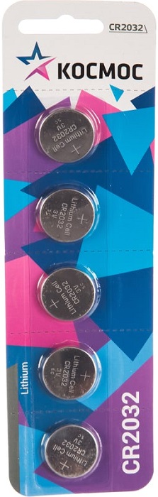 

Батарейка Космос KOC20325BL СR2032, 5 шт, KOC20325BL