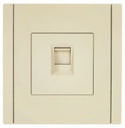 фото Розетка компьютерная IEK FP-K10-1-K10
