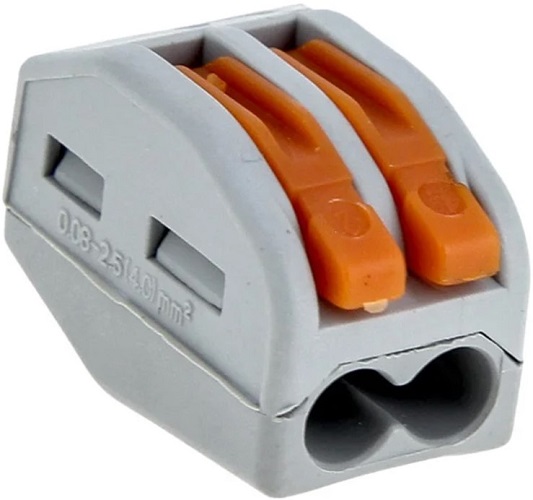 

Клемма строительно-монтажная СМК 222-412 2-проводная 0.08-2.5кв.мм с рычагом (уп.100шт) PROxima EKF plc-smk-412, plc-smk-412