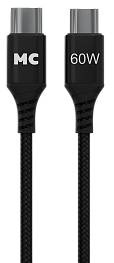 Изображение товара Кабель More Choice K69aa USB Type-C 1 метр чёрный для зарядки и передачи данных