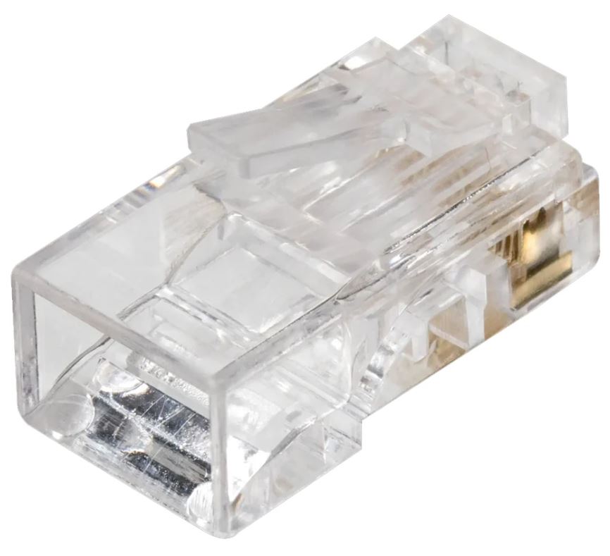 

Коннектор RETIC CN-8P8C-C6-U-TWCS 8P8C (RJ-45) UTP кат 6 универсальный 1 шт, CN-8P8C-C6-U-TWCS