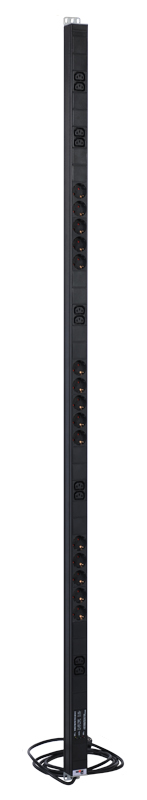 

Блок розеток ЦМО R-16-15S-10C13-FI-1820-3 Rem-16 с фил. и инд., 15 Schuko, 10 C13, 16 A, алюм., 42...48U, шнур 3 м, R-16-15S-10C13-FI-1820-3