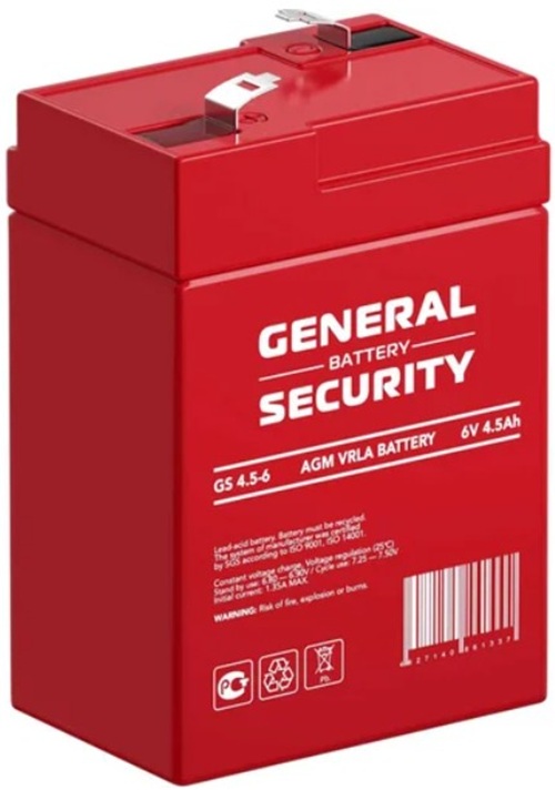 

Аккумулятор General Security GS4.5-6, GS4.5-6