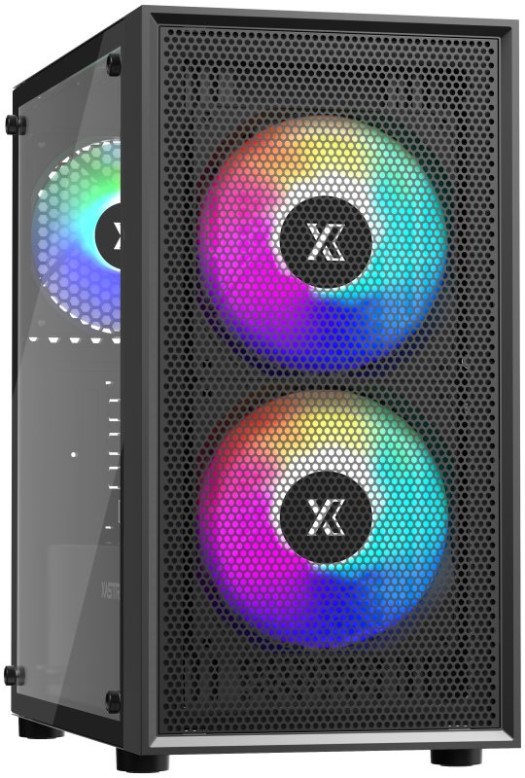 

Корпус mATX Xastra A305M 3FRGB без БП, боковая панель из закалённого стекла, USB 3.0, 2*USB 2.0, A305M 3FRGB