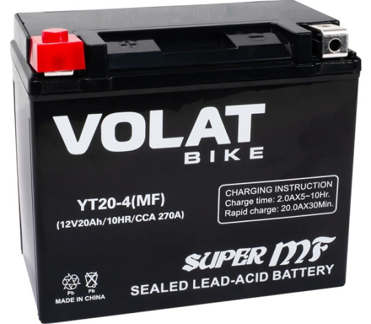 Изображение товара Батарея VOLAT YT20-4(MF)Volat
