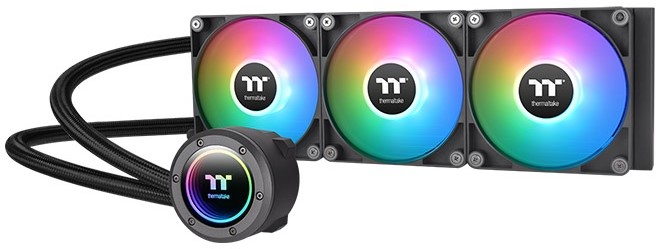 

Система охлаждения жидкостная Thermaltake TH420 V2 ARGB CL-W376-PL14SW-A LGA1200/1700/1851/AM4/AM5 (3*140mm, 500-1800rpm, 84.32CFM, 34.7dBa, 4-pin PWM, TH420 V2 ARGB