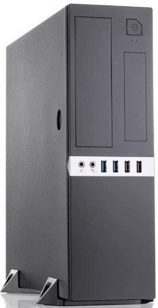 Изображение товара Корпус для компьютера Foxline FL-203 компактный металлический Slim Desktop Черный