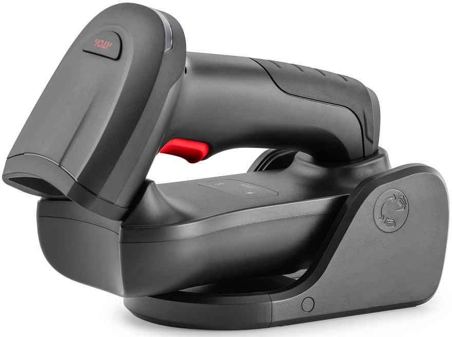 Сканер штрих-кодов АТОЛ SB5100 BT беспроводной 2D, черный, USB, Bluetooth 5.0, IP42, c подставкой