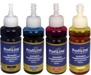 фото Тонер-картридж ProfiLine INK_U_E_4*100ml_PL Желтый, Черный, Пурпурный, Голубой
