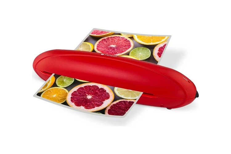 

Ламинатор ГЕЛЕОС ЛМ A4 Радуга ЛМА4РК красный, А4, 2х150 (пленка 75-150мкм), 250 мм/мин, 2 вала, пласт. корпус, мах толщина 0,6мм, ЛМ A4 Радуга