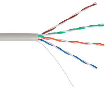 

Кабель витая пара U/UTP 5e кат. 4 пары Netlan UEC-UU004-5E-PVC-GY 25AWG(0.45 мм), медь, одножильный (solid), внутренний, PVC, нг(B), серый, уп/305м, UEC-UU004-5E-PVC-GY