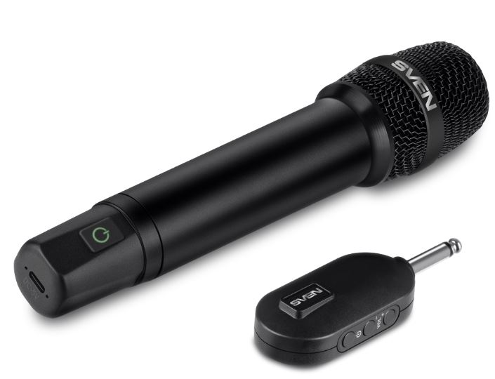

Микрофон беспроводной Sven MK-740 SV-022532 черный (2.4GHz, 180mAh), MK-740