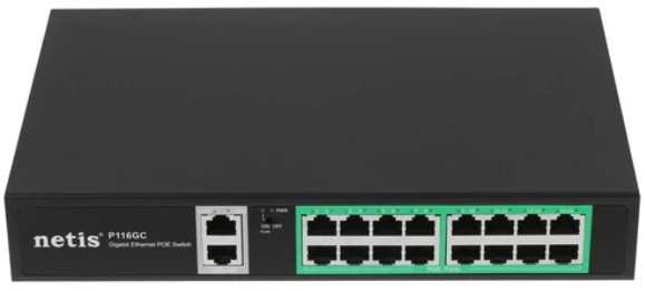фото Коммутатор неуправляемый Netis P116GC в Екатеринбурге