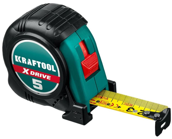Изображение товара Рулетка Kraftool X-Drive прочная измерительная лента для строительных работ