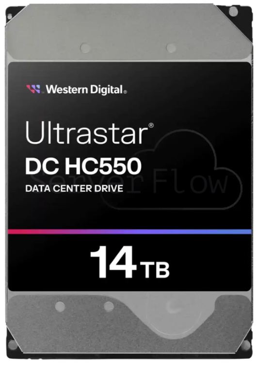 Жесткий диск 14TB SAS 12Gb/s Western Digital Ultrastar DC HC550 WUH721814AL5204 7200rpm 512MB