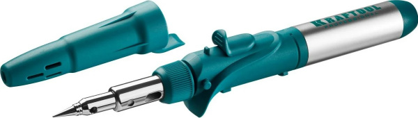 Изображение товара К Kraftool 55503-H10 Газовый паяльник 10 инструментов в кейсе 120 Вт 1150 °C