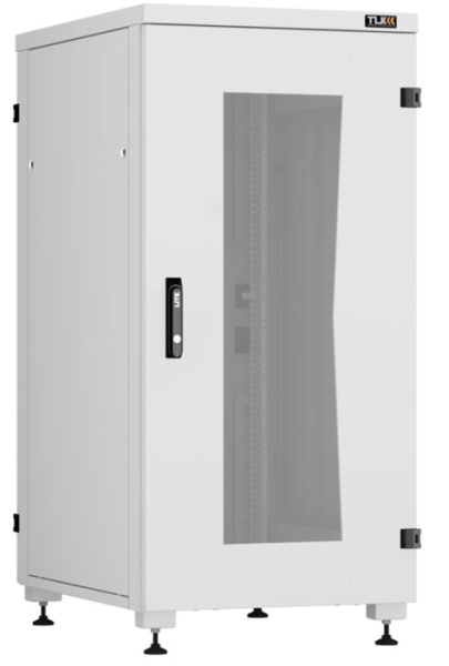 Изображение товара Напольный шкаф 19" TLK TFI-186060-MMMM-R-GY с прозрачной дверью