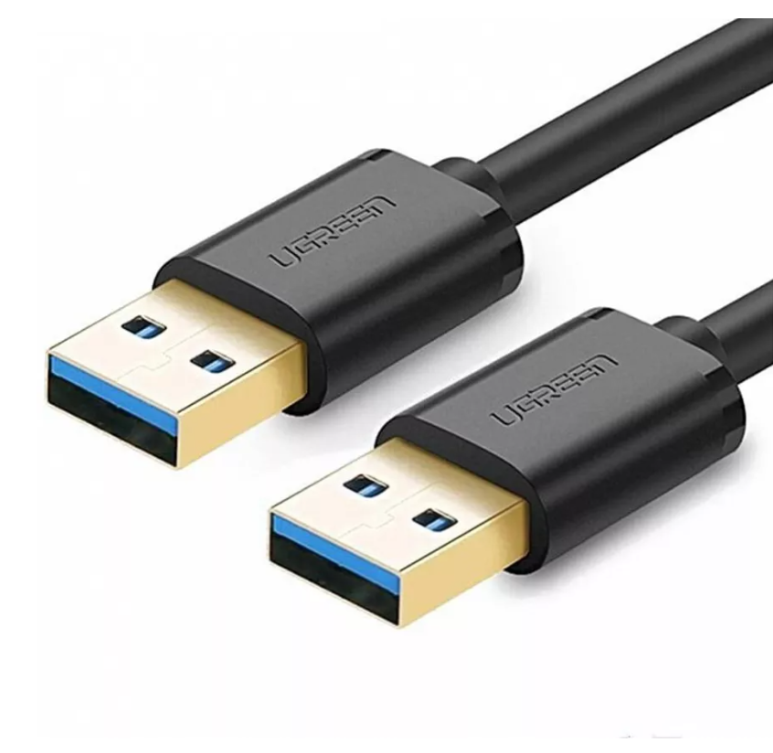 

Кабель UGREEN US128 10369_ USB-A 3.0 Male to Male, 0.5м, черный, US128