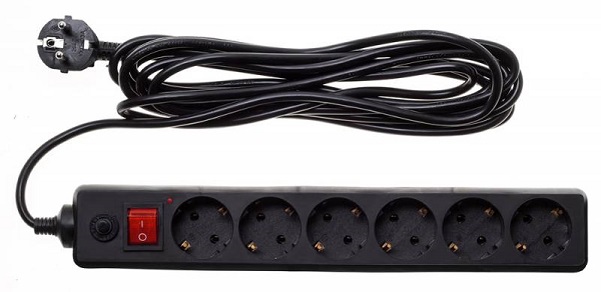 

Сетевой фильтр Buro 600SH-16-5-B 5м, 6 розеток, черный (коробка) 475279, 600SH-16-5-B