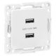 фото Розетка USB двухместная  EKF EYR16-028-10-2USB в Омске