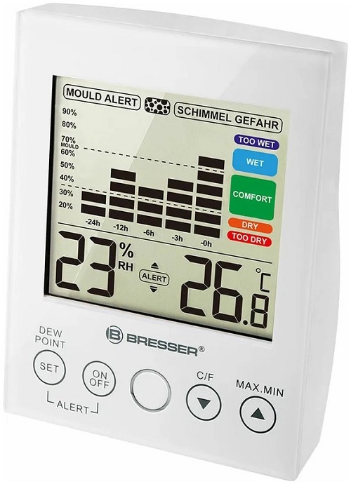 

Гигрометр Bresser Mould Alert 73275 белый, Mould Alert