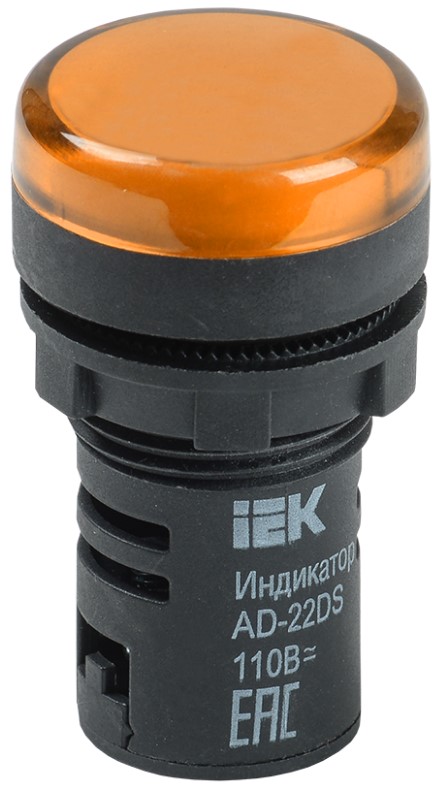 

Лампа IEK BLS10-ADDS-024-K05 A22DS LED матрица 22мм желтая 24В AC/DC, BLS10-ADDS-024-K05